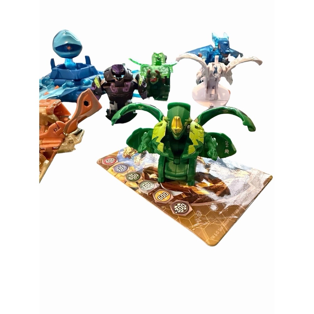 BAKUGAN Battle Brawlers Geogan Rising FIGURE LOT Of 11 Deka And Various - Picture 10 of 13